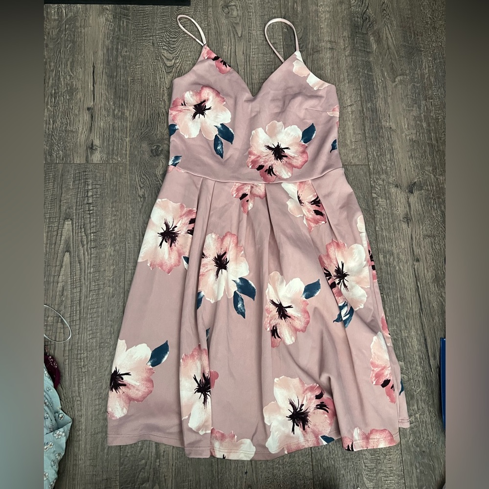 Soprano Pink and White Dress